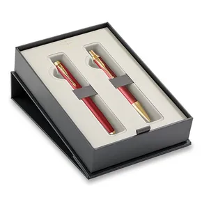 Parker IM Premium Red GT sada plnicí pero a kuličková tužka